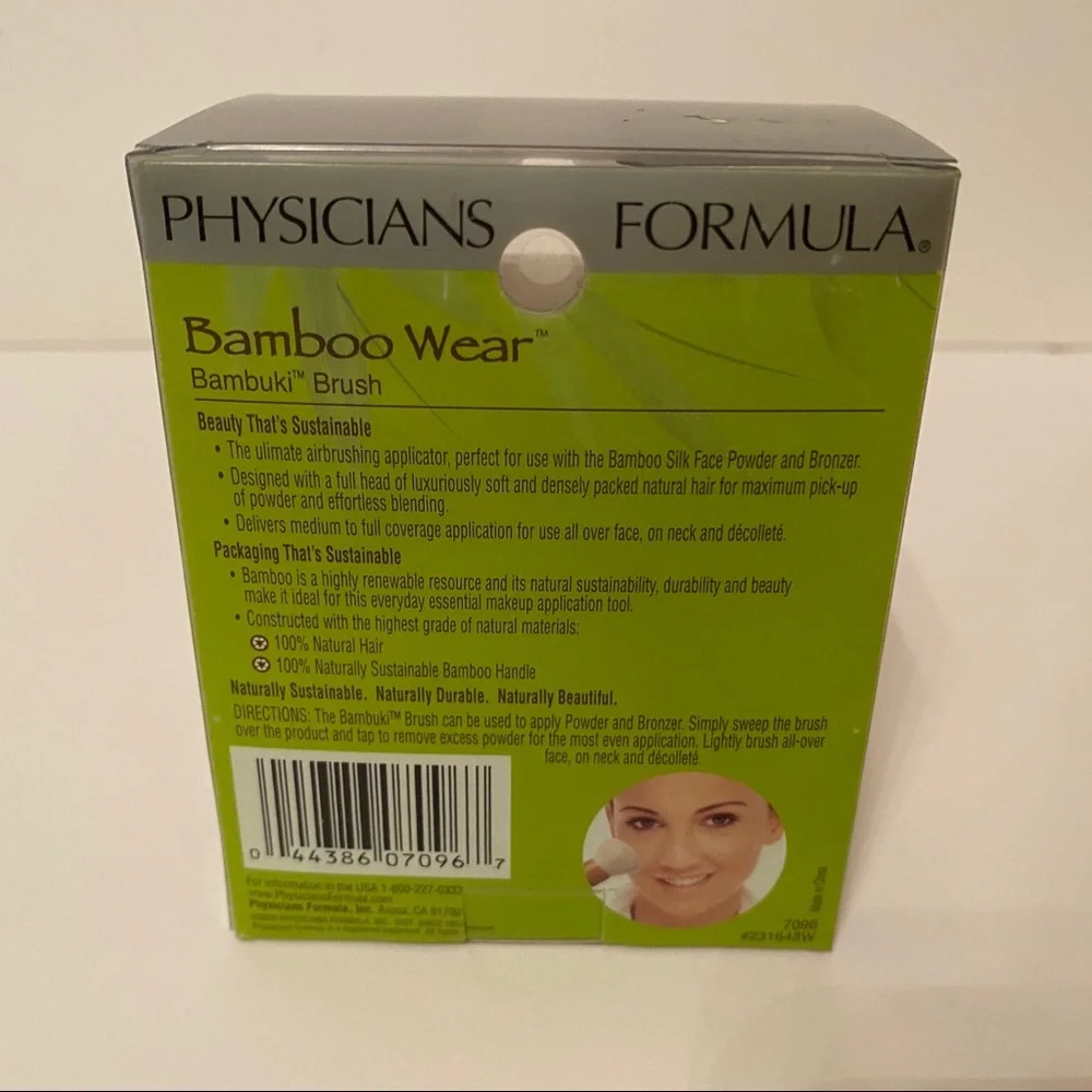 PHYSICIANS FORMULA BRUSH BAMBUKI NEW APPLICATOR MAKEUP TOOL NWT